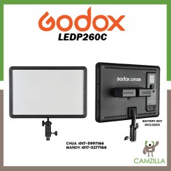 Godox LEDP-260C Ultra Slim Camera LED Video Light Panel 3300K~5600K Bi-Color